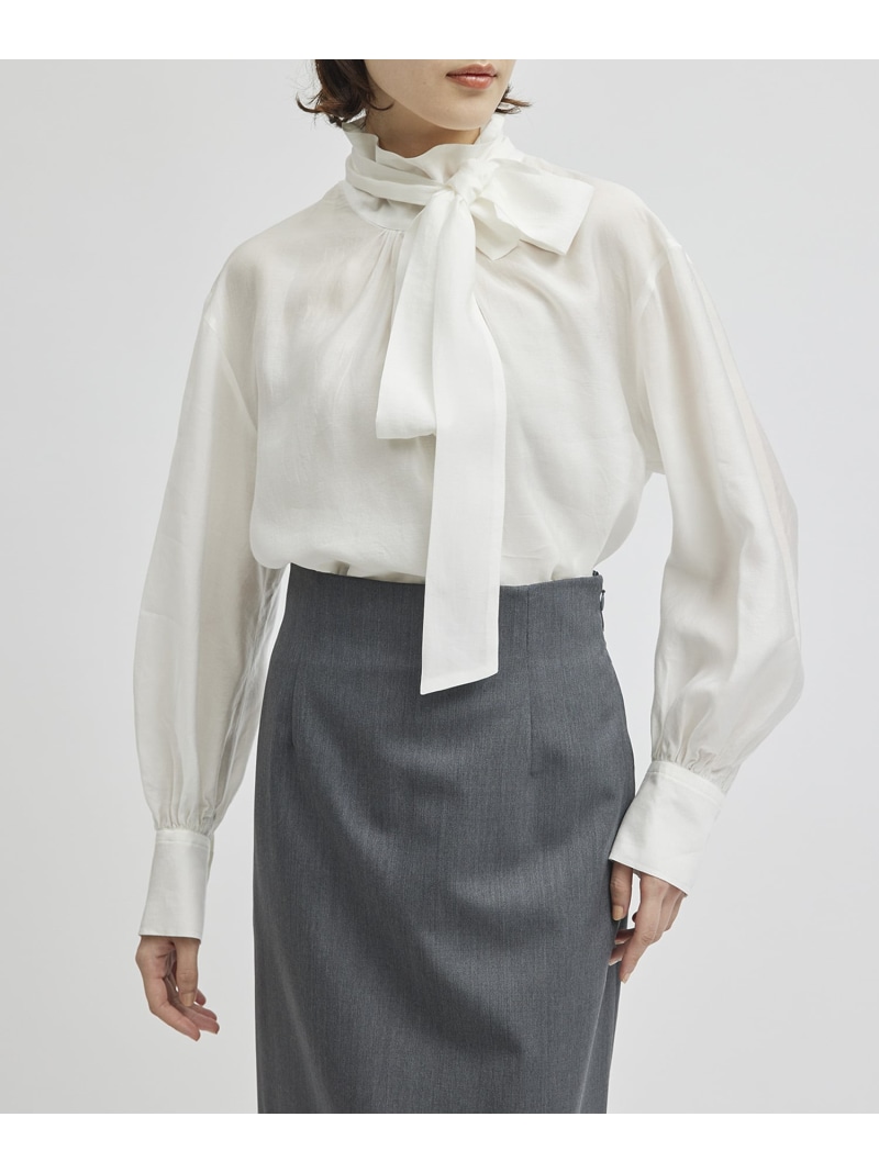 楽天市場】【SALE／50%OFF】【NALYA】シルク混ハイネック/ボウタイ