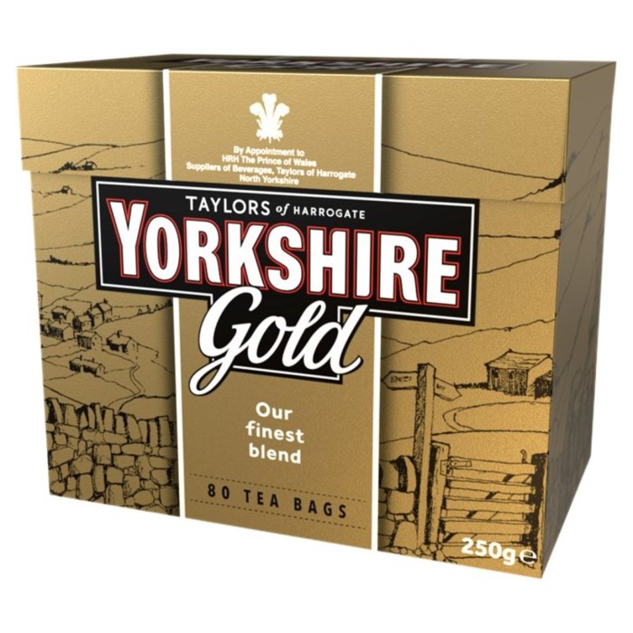 楽天市場】[80袋入り 8箱セット] TAYLORS of Harrogate YORKSHIRE gold