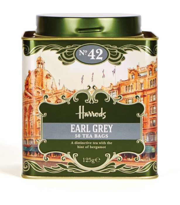 楽天市場】[50 ティー バッグx 1缶] HARRODS No. 42 Earl Grey