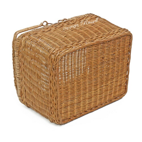 楽天市場】ラッセル ハンドル付きバスケット No.6004 収納バスケット