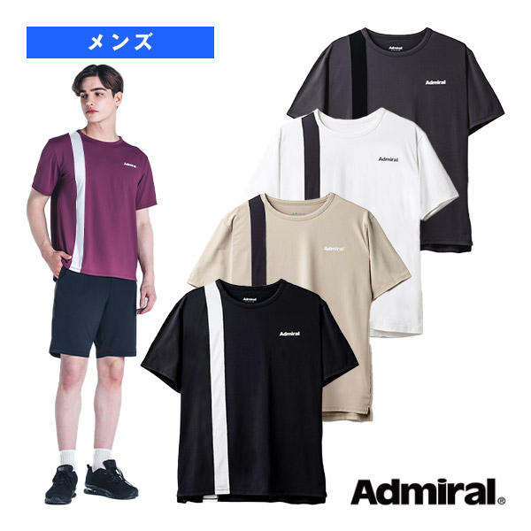 Admiral ブラック テニスシャツ レディースMサイズ Admiral ブラック