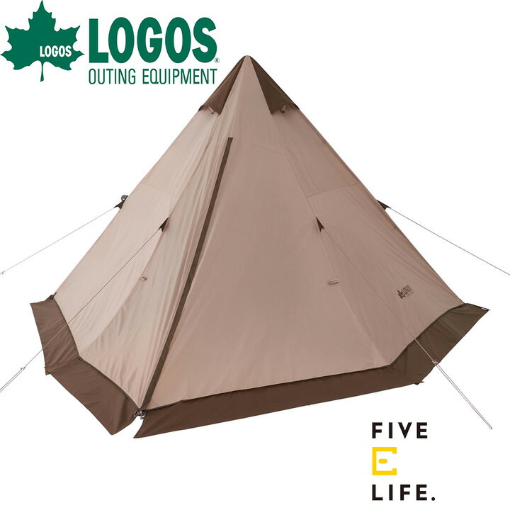 楽天市場】ロゴス(LOGOS) Tradcanvas VポールTepee400-BA【※他商品と同