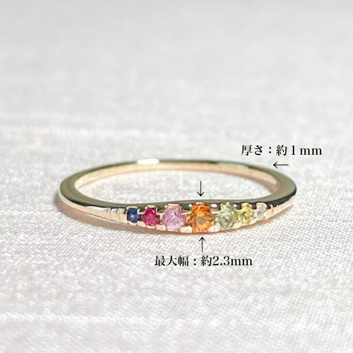 楽天市場】K10 アミュレットリング サファイア リング ライン