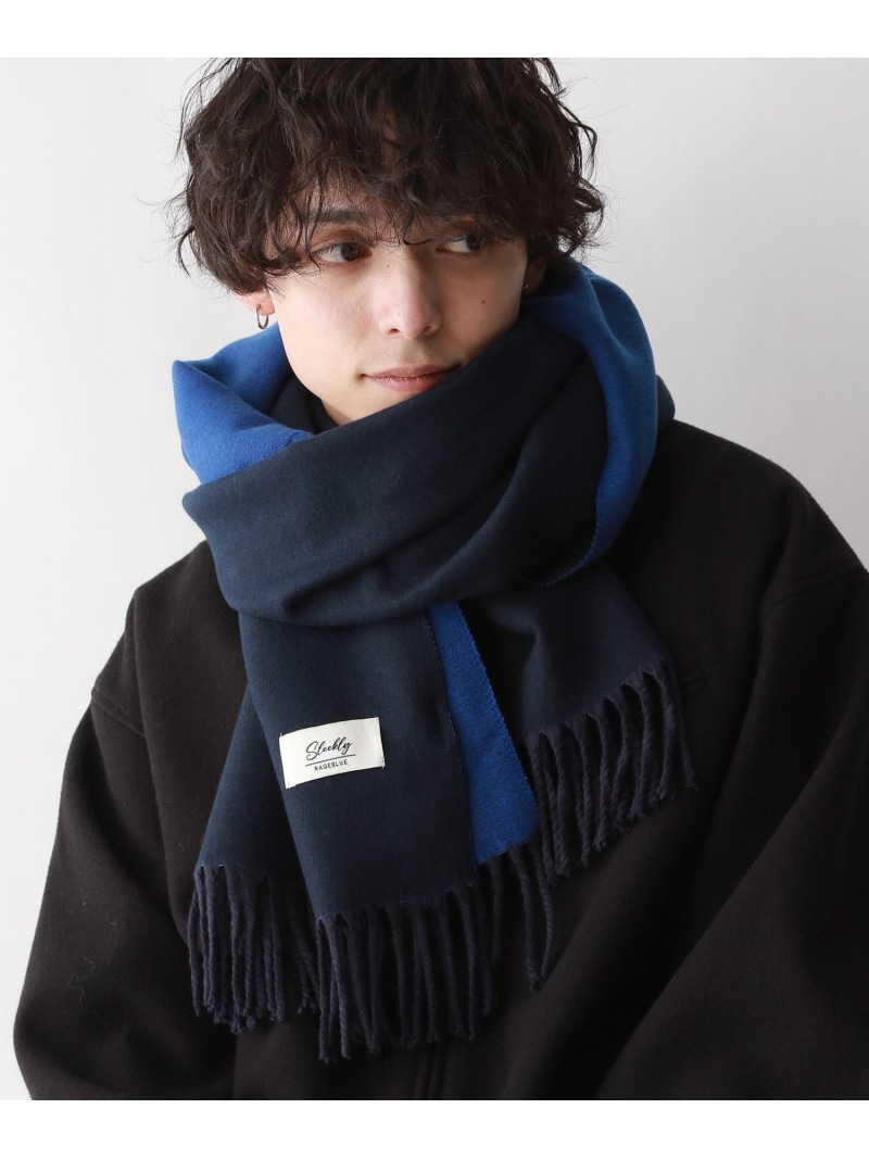 楽天市場】【UNISEX】カシミヤタッチ/リバーシブルマフラー RAGEBLUE