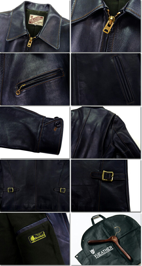 楽天市場】Y'2 LEATHER ワイツーレザー シングル ライダース IR-42