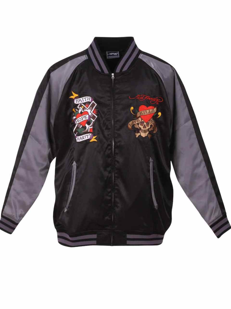 楽天市場】スカジャン ED HARDY 大きいサイズ メンズ エドハーディ