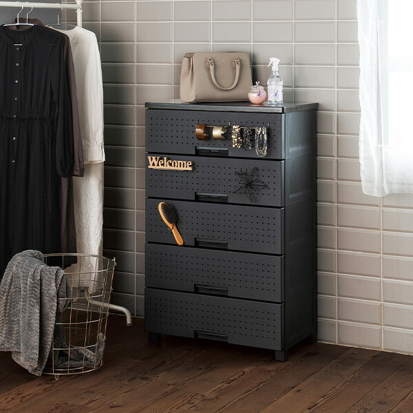 楽天市場】天馬 チェスト Fits フィッツプラス デコ 5段 選べるカラー