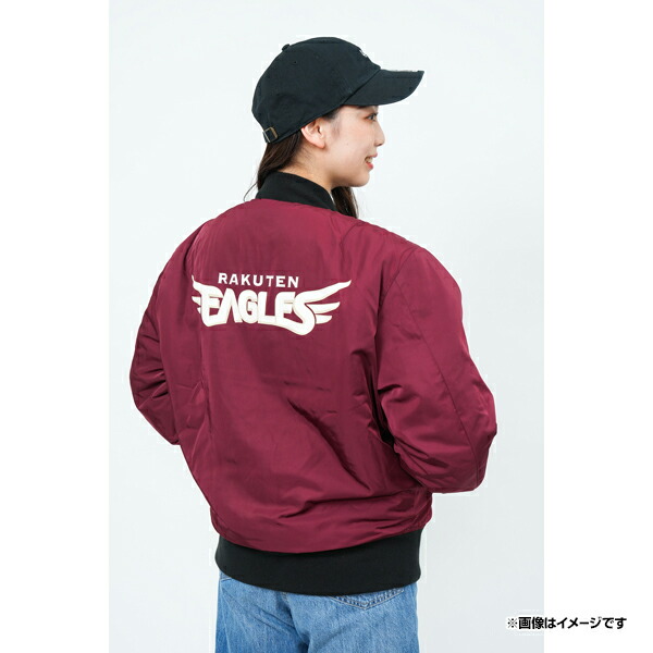 非売品 キヤノンイーグルス 赤 中綿入りスタジャン Lサイズ 非売品