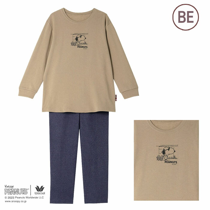 楽天市場】《22周年記念ポイント3倍》Wacoal スヌーピー パジャマ (LL