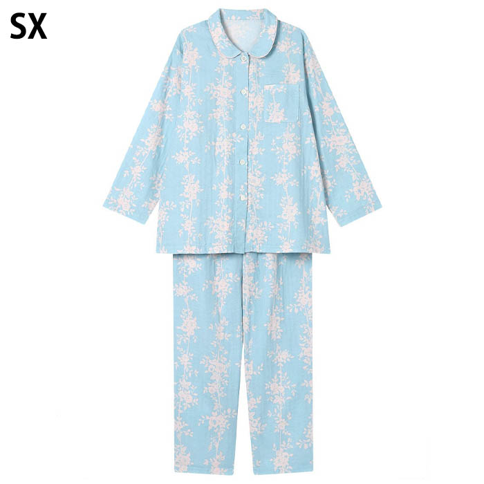 Wing パジャマ ライトパープル ペイズリー柄 L Wing パジャマ