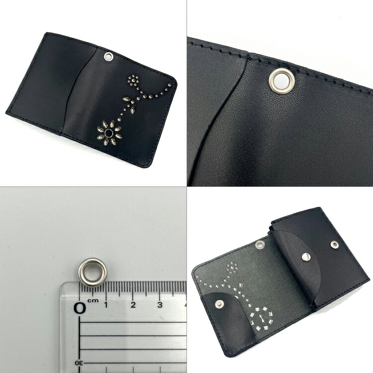 楽天市場】日本製 栃木レザー 正規品 トラッカーウォレット フラワー