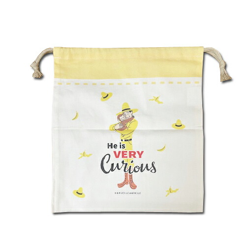 楽天市場】特価MS【おさるのジョージ 日本製 巾着 Mサイズ 26×29cm 025