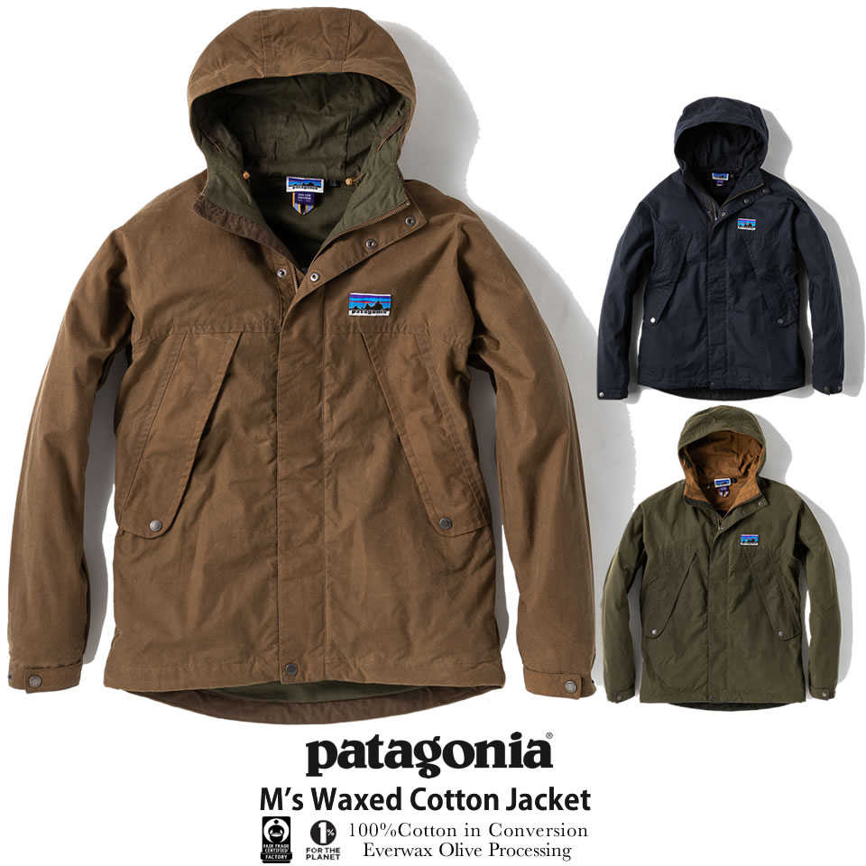 楽天市場】Patagonia パタゴニア M's Waxed Cotton Jacket メンズ