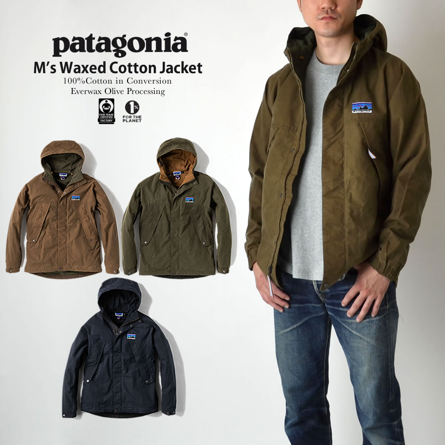 楽天市場】Patagonia パタゴニア M's Waxed Cotton Jacket メンズ