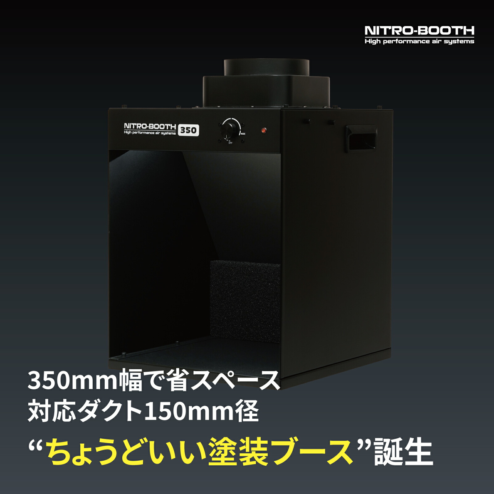 楽天市場】塗装ブース NITRO-BOOTH 350 ニトロブース350 卓上塗装