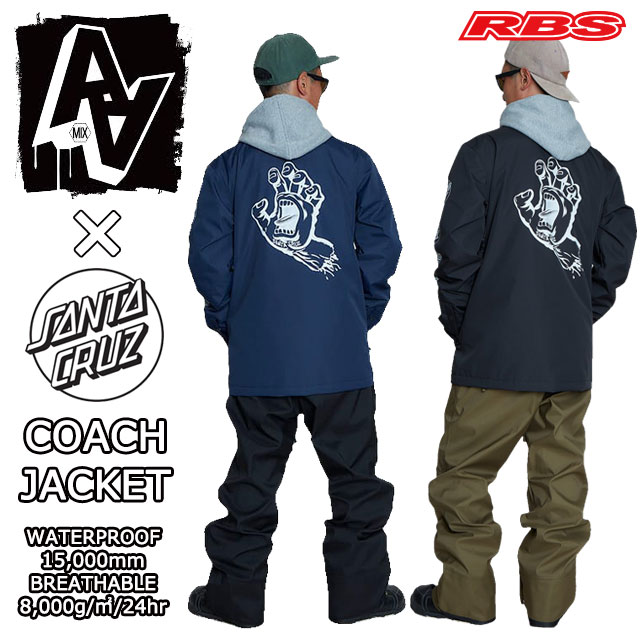 楽天市場】AA HARD WEAR 20-21【SANTA CRUZ HAND】 COACH JACKET