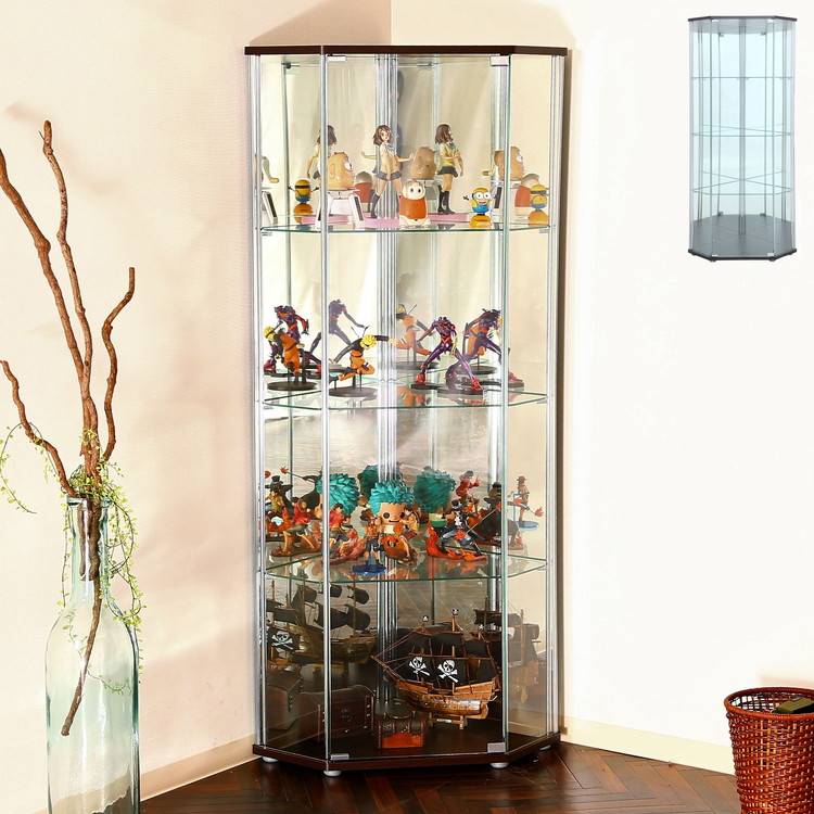 J162 英国風コーナーコレクションボード キャビネット 楽天市場