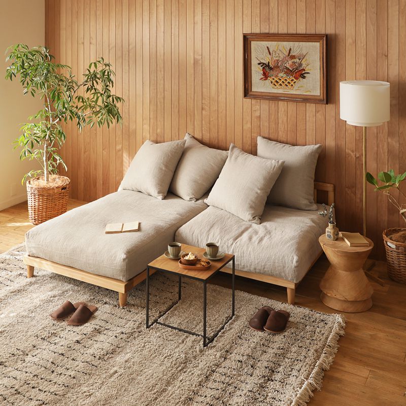 楽天市場】【ナチュラルフレーム】 ソファー 2点セット AGRA あぐら