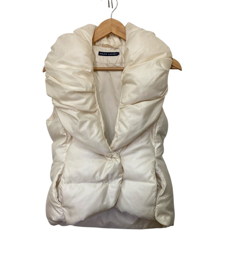 楽天市場】ラルフローレン ダウンベスト（カラーホワイト