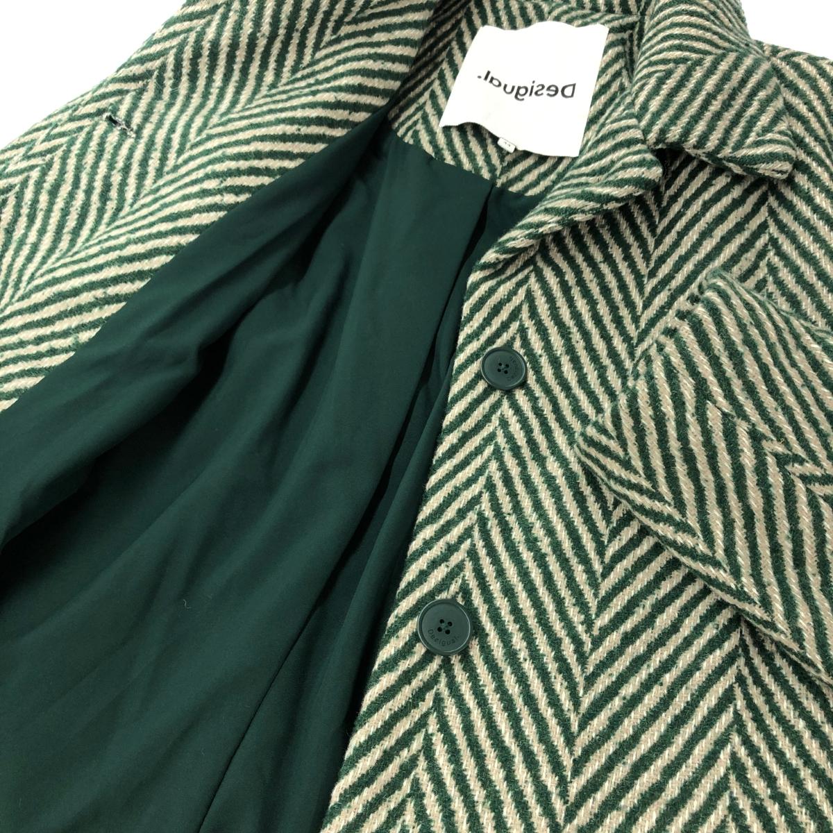 楽天市場】Desigual デシグアル ロングコート 良好 サイズ:44 グリーン