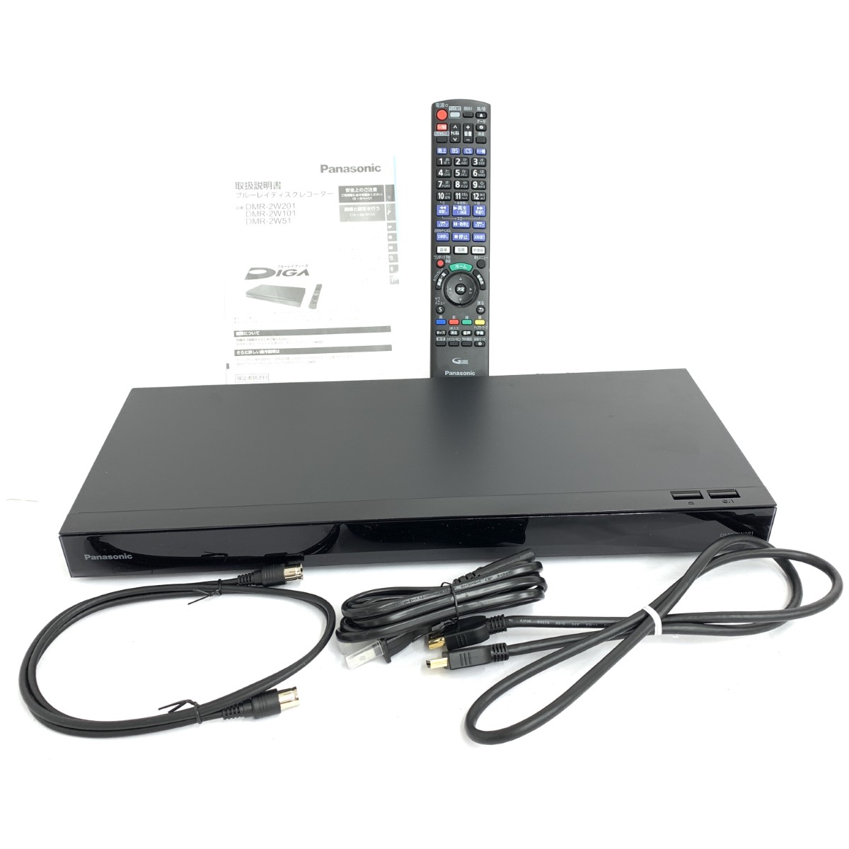 換装品] Panasonic DMR-2W101 ブルーレイレコーダー 新品HDD1TBへ交換