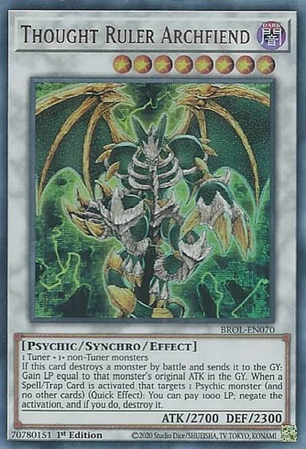 楽天市場】遊戯王 BROL-EN070 メンタルスフィア・デーモン Thought