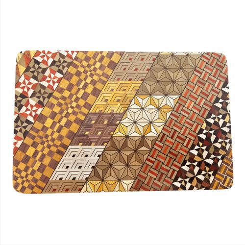 楽天市場】神奈川県 露木木工所 木製マウスパッド Sサイズ 寄木細工