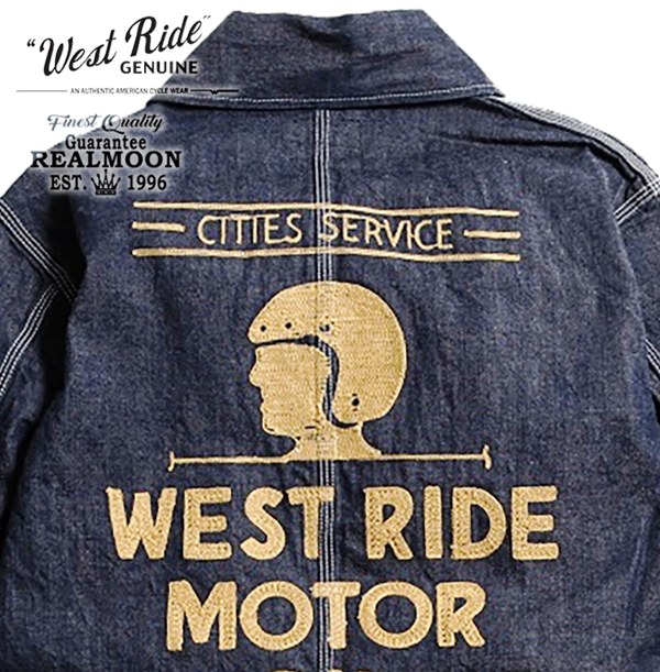 楽天市場】ウエストライド デニムジャケットMB1705E : リアルムーン