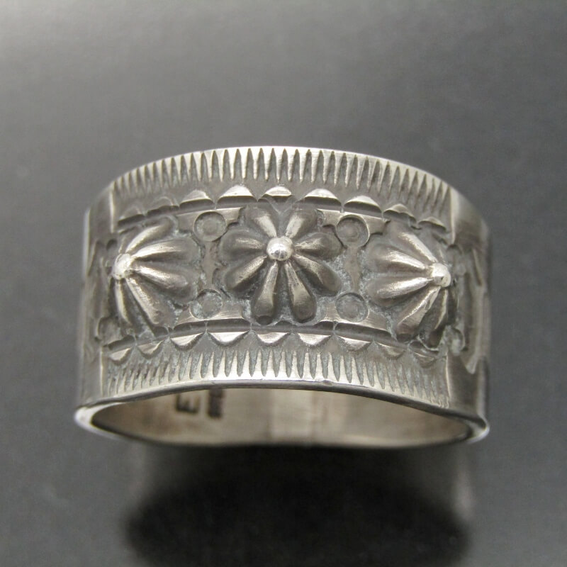 楽天市場】【中古】美品 Edison Sandy Smith ナバホ族 リング 3連