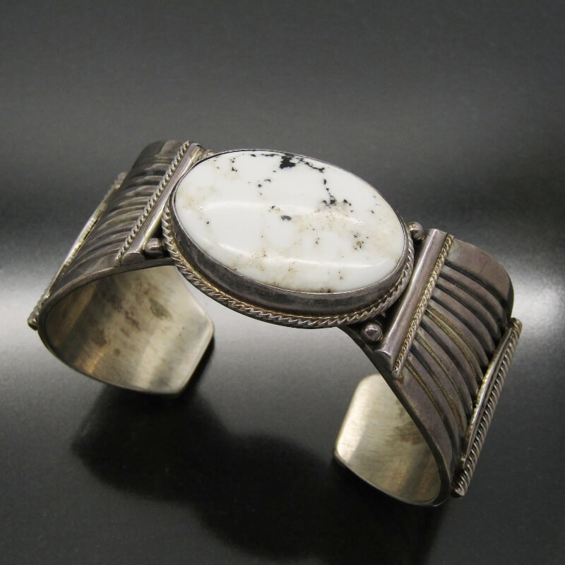 楽天市場】【中古】Navajo ナバホ族 バングル ホワイトバッファロー