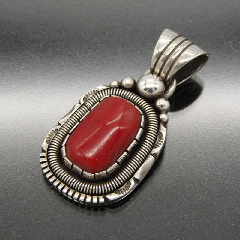 楽天市場】【中古】WILL VANDEVER ナバホ族 ペンダント コーラル