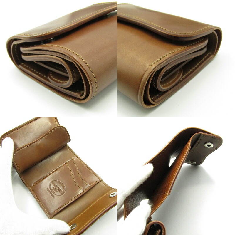 楽天市場】【中古】美品 LAST CROPS ラストクロップス 三つ折り財布
