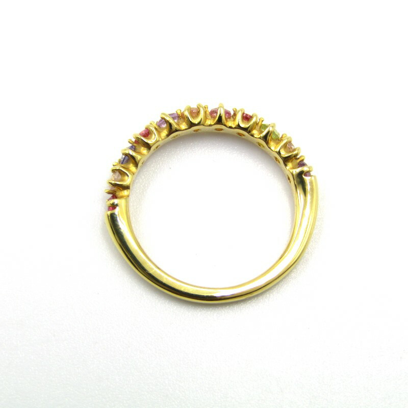 楽天市場】【中古】美品 Bizoux ビズー リング マルチカラージュエル