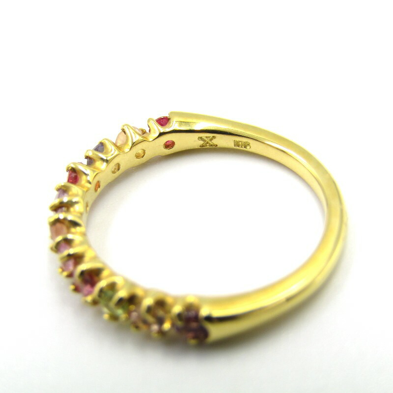 楽天市場】【中古】美品 Bizoux ビズー リング マルチカラージュエル