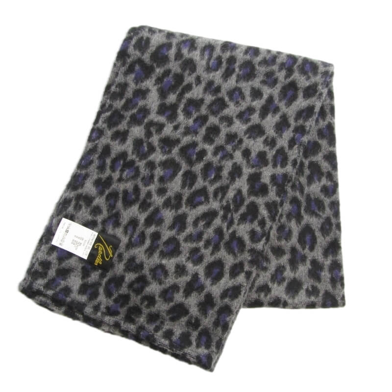 楽天市場】【中古】Needles ニードルス ストール BG040 レオパード柄