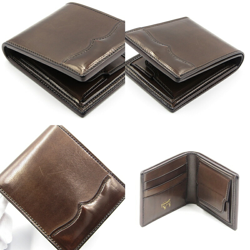 楽天市場】【中古】美品 TRAD BISON トラッドバイソン 二つ折り財布