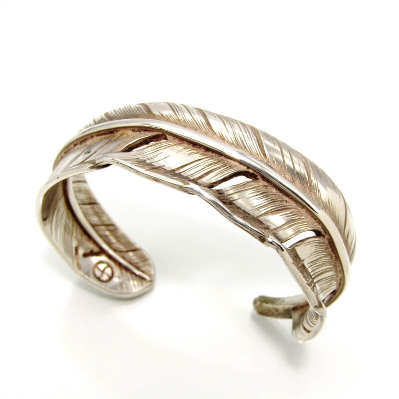 楽天市場】【中古】SILVER501 シルバー501 バングル フェザー SV925