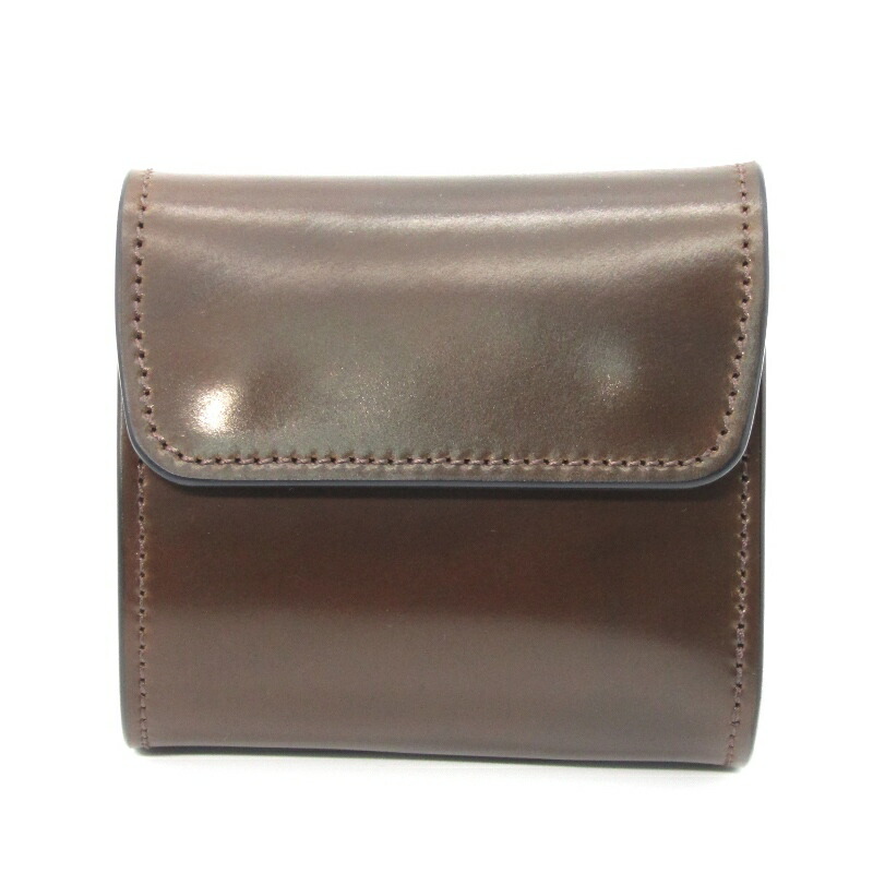 楽天市場】【中古】未使用 ROBUSTA LEATHER ロブスタ 三つ折り財布