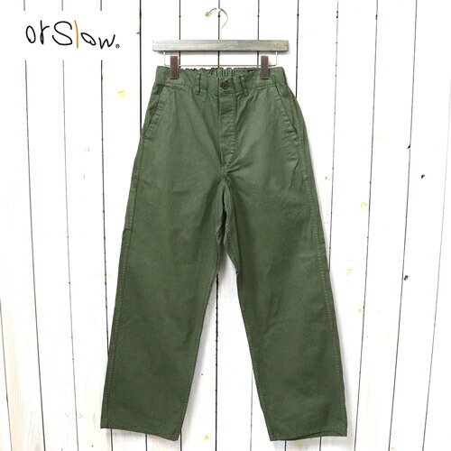 楽天市場】orSlow (オアスロウ) : WIDE FIT FRENCH WORK PANTS (ARMY