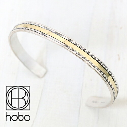 楽天市場】hobo (ホーボー) : Rope Bracelet 925 Silver with Brass