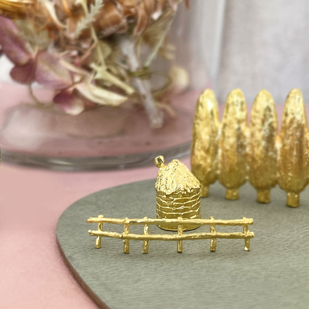 穀雨 ⁄ 真鍮のオブジェ ⁄ 長南芳子 小さな木々 羊飼いの納屋 穀雨 穀雨 /