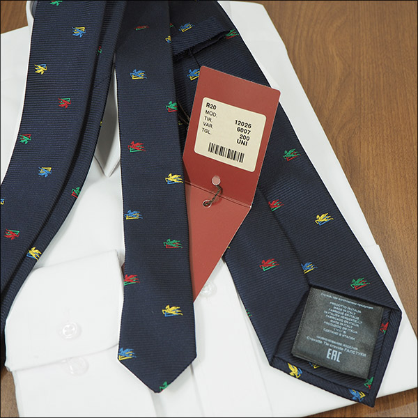 楽天市場】ネクタイ ブランド エトロ ネクタイ ETRO ネイビー/マルチ