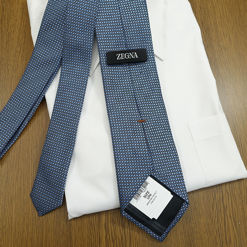 楽天市場】ゼニア ネクタイ Ermenegildo Zegna EZB2 ブルー/ブラック