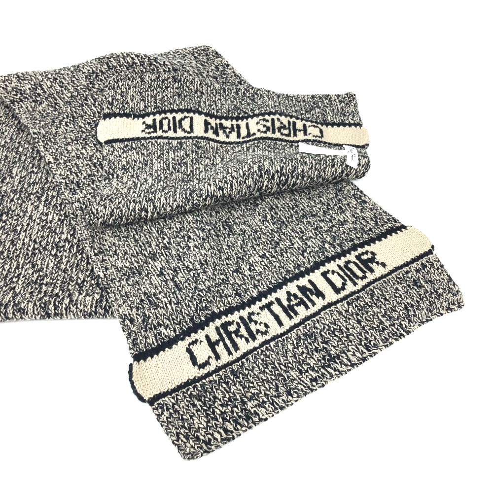 楽天市場】Dior ディオール 25DWI214S007 ロゴ マフラー ウール