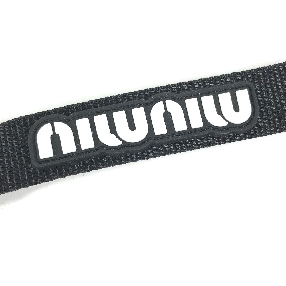 楽天市場】MIUMIU ミュウミュウ バッグチャーム ストラップ ロゴ