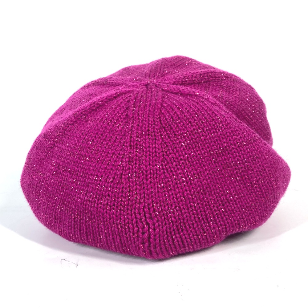 miumiu ベレー帽 ニット帽 ピンク 楽天市場】MIUMIU ミュウミュウ ラメ