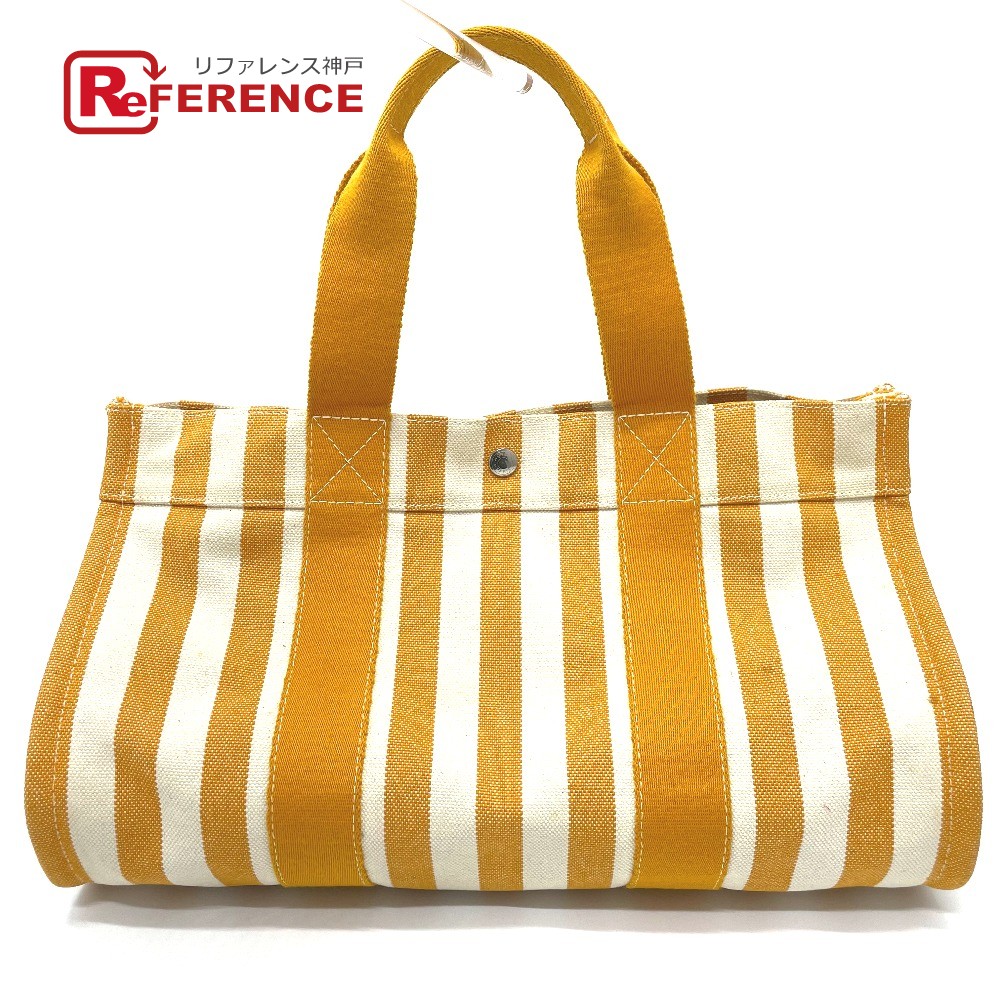 楽天市場】HERMES エルメス カンヌ ボーダー ポーチ付き ハンドバッグ