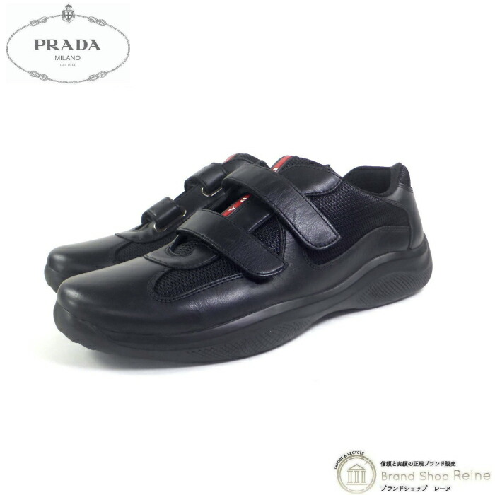 楽天市場】プラダ （PRADA） プラダスポーツ レザー ベロクロ