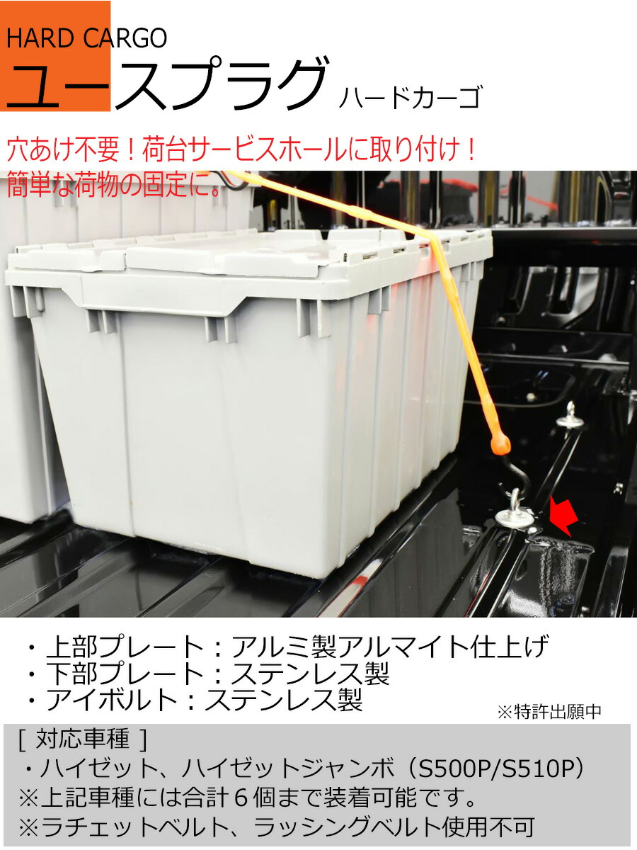 楽天市場】【ハードカーゴ ユースプラグ 5個】ダイハツ ハイゼット