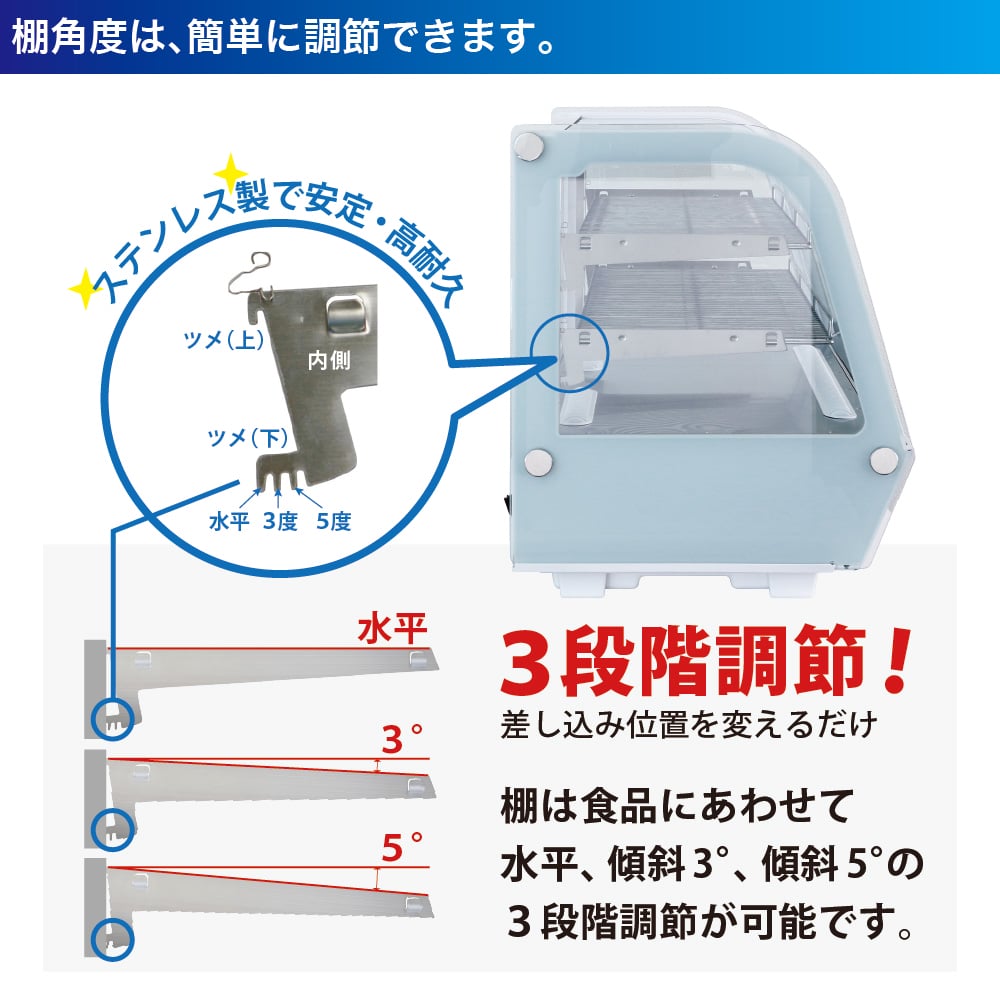 楽天市場】卓上 対面冷蔵ショーケース 120L RCS-T70S2RW レマコム 業務